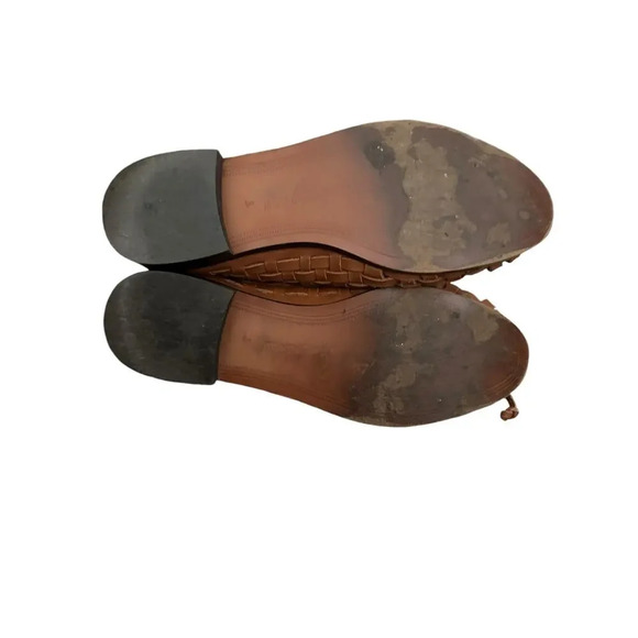 Sam Edelman Natural Woven Leather Avianna Huarache Flats Shoes Size 8M - Picture 3 of 8